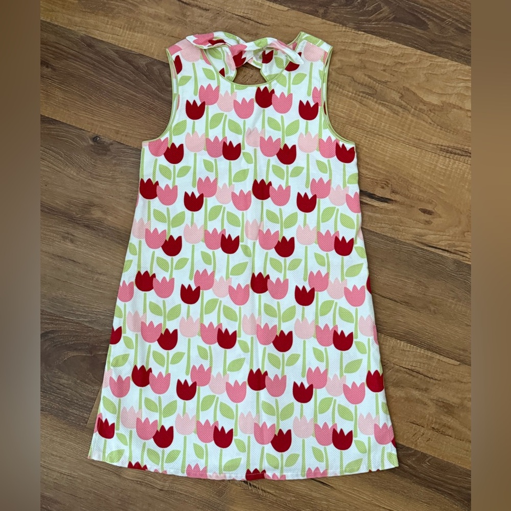 NWOT Gymboree tip toe tulips Girls 9 10 vintage sun dress floral easter Spring